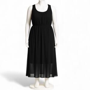 New Liberty Love High Low Hem Pull On Maxi Plus Size 1X NWT Pull On Stretchy